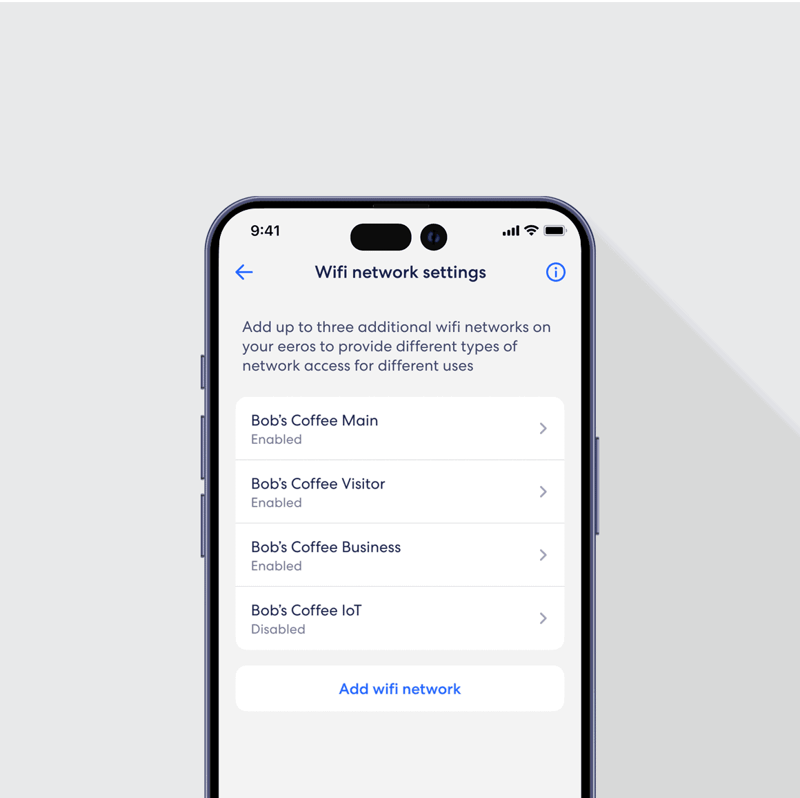 eero multiple SSIDs network segmentation